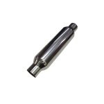 Escape pre silenciador cilíndrico 63mm acero inoxidable GT2 - Imagen 4