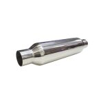 Escape pre silenciador cilíndrico 63mm acero inoxidable GT2