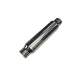 Escape pre silenciador cilíndrico 76mm acero inoxidable GT2 - Imagen 3