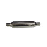 Escape pre silenciador cilíndrico 51mm acero inoxidable GT2 - Imagen 2