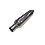 Escape pre silenciador cilíndrico 51mm acero inoxidable GT2 - Imagen 3